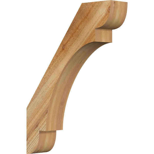 Ekena Millwork 4"W x 18"D x 24"H Olympic Rough Sawn Knee Brace, Western Red Cedar BRC04X18X24OLY00RWR - main